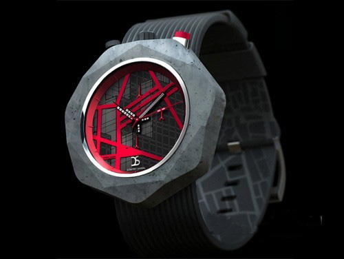 完美电竞（China）官方网站新闻混凝土红色手表